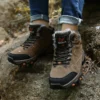 Men Mountain Climbing Shoes Winter Thick Fur Hiking Sneakers Men Trekking Shoes Big Size Waterproof Shoes Outdoor Couple Shoes - Image 5