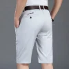 Men Shorts Summer New Knee Length Cotton Business Casual Pants Classic Brand Comfortable Clothing Shorts Male Boardshorts - Image 4