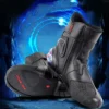 Men Woman Motorcycle Boots Microfiber Leather Motorbike Riding Anticollision Ankle Protective Shoes Moto Racing Short Boot A004 - Image 2