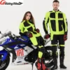 Men Woman Summer Style Breathable Motorcycle Jacket Night High Visible Motorbike Riding Coat with 5pcs Protective pads JK-21 - Image 6