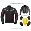 Men's Biker Jacket Waterproof Motorcyclist Motorcycle Jacket Wear-Resistant Motorcycle Accessories Anti-Fall Racing Jacket - Image 4