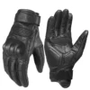 Men's Motorcycle Gloves Touch Screen Motocross Gloves Racing Genuine Black Leather Motorbike Road Riding Glove Fit All Seasons - Image 2