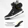 Men's Motorcycle Shoes Four Seasons Motorbike Gear Shift Breatheable Anti-fall Rider Road Racing Biker Boot Casual Shoes Boots - Image 3