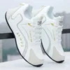 Men's PU Leather Waterproof Sneakers Casual Sports Shoes Mens Lightweight Breathable Flat Non-slip Tenis Shoes Zapatillas Hombre - Image 2