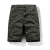 Men's Summer Plus Size Cropped Loose Straight Leg Pants Multi-bag Cotton Cargo Shorts - Image 5