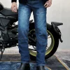 Moto Jeans Fall Prevention Men's Motorcycle Riding Jean Wear Resistant Pants Racing Motorcycle Equipment With CE Protective Gear - Image 2