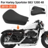 Motorcycle Black Front Driver Rider Solo Seat Cushion For Harley Sportster XL 72 48 1200 Iron 883 XL1200X 2010-2015 Accessories - Image 4