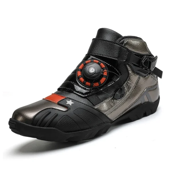 Motorcycle Boots Man Breathable Motorcycle Shoes Wear-Resistant Motorcycle Supplies Anti-Slip Motocross Boots Anti-Fall