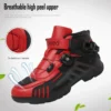 Motorcycle Boots Men Motocross Safety Protection Shoes Outdoor Motos Off-Road Racing Waterproof Anti Slip Short Boot motorcycles - Image 3