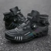 Motorcycle Boots Men Motocross Safety Protection Shoes Outdoor Motos Off-Road Racing Waterproof Anti Slip Short Boot motorcycles - Image 2