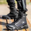 Motorcycle Boots Motorbike Racing Shoes Breathable Motocross Tactics Boots Wear Resistant Shockproof Men Women Motorcycle Shoes - Image 5