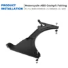 Motorcycle Cockpit Fairing For BMW R1200GS R1250GS LC ADV Adventure R 1250 GS R 1200GS LC R1250 GS Updraft Deflector 2013 - 2023 - Image 5