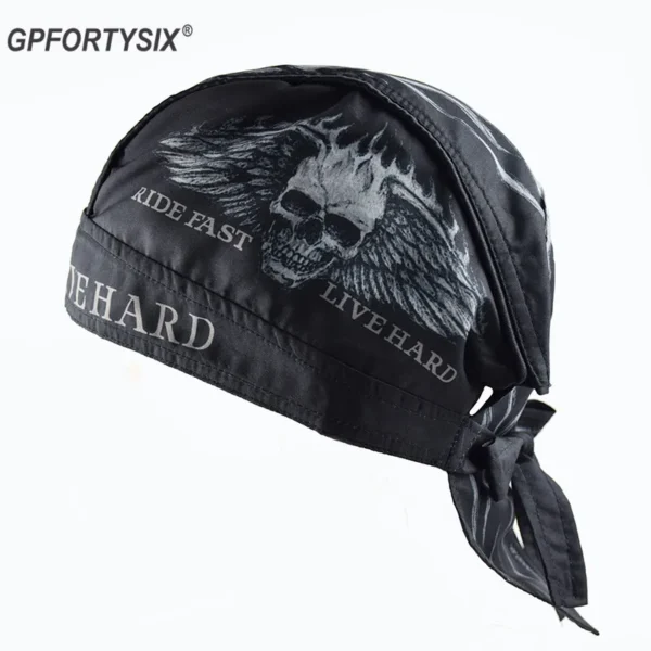 Motorcycle Face Mask Summer Running Cycling Hat Motorcycle Skull Caps Helmet Balaclava Headwrap Bandana Face Shield Headband