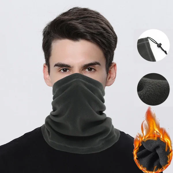 Motorcycle Face Mask Winter Thermal Fleece Balaclava Hat Hood Bike Wind Stopper Face Mask Fleece Neck Moto Mask For Men Women