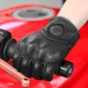 Motorcycle Gloves Men Women Moto Leather Carbon Cycling Winter Gloves Motorbike Motorcross ATV Motor Gloves - Image 2