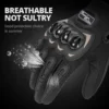 Motorcycle Gloves Summer Breathable Guantes Moto Touch Function Motorbike Gloves Motocross Off-Road Racing Gloves Black - Image 5