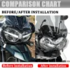 Motorcycle Headlight Protector Light Cover Protective Guard Acrylic For Tiger 800 XC XCX XCA XR XRT XRX 2011-2018 1200 Explorer - Image 3