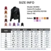 Motorcycle Jacket PU Leather Chaqueta Moto Women Motorbike Racing Clothing Standing Neck Zipper Casual Slim Fitting Jacket S-4XL - Image 5