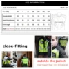 Motorcycle Jacket Reflective Vest High Visibility Night Shiny Warning Safety Coat for Traffic Work Cycling Team Uniform JK-22 - Image 5