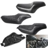 Motorcycle PU Leather Two Up Driver Front Rear Passenger Seat For Harley Sportster XL Iron 883 1200 48 Forty-Eight 2004-2016 - Image 2