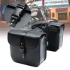 Motorcycle Rear Bags Waterproof Exquisite Saddle Bag Durable Wear-resistant Side Pouch PU Leather Saddlebag Storage Box - Image 3