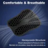 Motorcycle Seat TPE Cushion Comfortable Motorcycle Saddle Cushion Breathable 3D Honeyomb Structure Moto Seat Cushion Accessories - Image 2