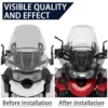 Motorcycle Windscreen Side Deflector Windshield For tiger 900 850 For Tiger900 GT PRO LOW 2020 2021- Knee pads Wind Plate Screen - Image 3