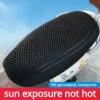 Motorcycle seat gel pad cool cushion summer honeycomb gel cool cushion silicone breathable four seasons universal cushion - Image 2