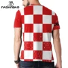 NADANBAO Basic Tshirt Male High Quality Classical Top Croatia Serbia Team Uniform Football T-shirt Sports Short-Sleeved Jerseys - Image 2