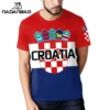 NADANBAO Basic Tshirt Male High Quality Classical Top Croatia Serbia Team Uniform Football T-shirt Sports Short-Sleeved Jerseys - Image 3