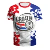 NADANBAO Summer Men/Women Croatia Football Jerseys Sport Tee Tops 3D Printing Futebol Soccer Jersey Fitness Shirt - Image 4