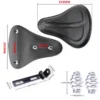 NEW Motorcycle Retro Leather Solo Seat+3" Spring Bracket for Harley Custom Chopper Sportster Bobber Honda Yamaha Kawasaki - Image 3