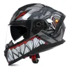 New Arrival DOT ECE Racing Motocross Motorcycle Helmet Full Face Dual Lens Helmet Motorbike Street Touring Riding Casco Capacete - Image 2