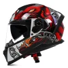 New Arrival DOT ECE Racing Motocross Motorcycle Helmet Full Face Dual Lens Helmet Motorbike Street Touring Riding Casco Capacete - Image 6