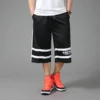 New Arrival Fashion Summer Men Shorts Basketball Large Casual Hip Hop Elastic Thin Elastic Waist Loose Striped Plus Size XL-4XL - Image 3