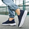 New Men Casual Sport Shoes Light Sneakers White Outdoor Breathable Mesh Black Running Shoes Athletic Jogging Tennis Shoes 39-48 - Image 3