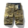 New Men Summer Cotton Cargo Camouflage Shorts Men Clothing Casual Breeche Bermuda Beach Jogger Shorts Male Hot Dropshipping - Image 2