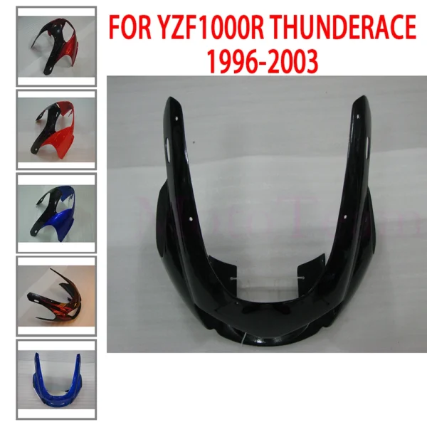 New Moto Head Front Upper Nose Injection Fairings For Yamaha YZF1000R YZF 1000R 1000 R Thunderace 1996 - 2003 1999 2000 2001