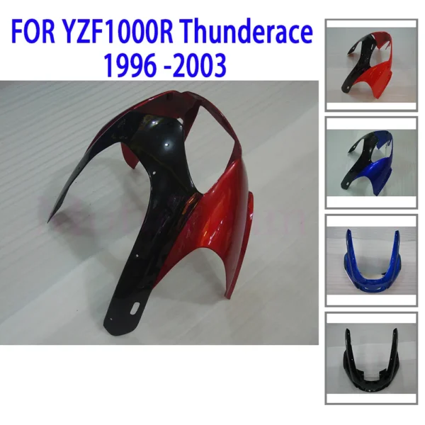 New Moto Head Front Upper Nose Injection Fairings For Yamaha YZF1000R YZF 1000R 1000 R Thunderace 1996 - 2003 2000 2001 2002