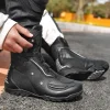 New Motorcycle Boots Men Women Motorcycle Shoes Non-Slip Moto Protection Leather Moto Biker Shoes Motorcycle Accessories - Image 2