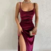 New Spring/Summer Fashion Sexy Slim Fit Split Strap Dress For Women - Image 4