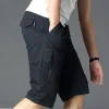 New Vintage Large Pocket Work Shorts Summer Male Loose Straight Breeches Harajuku Fashion Y2k Clothes Mens Casual Pants - Image 5