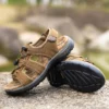 Outdoor Summer Sandals Men Shoes New Genuine Leather Comfortable Beach Sandal Male Sandalias Hiking Chaussure High Quality Shoes - Image 2