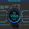 Outdoor multifunctional luminous sports watch internet celebrity adult student male 1251 electronic watch fashionable LED watch - Image 2