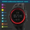 Outdoor multifunctional luminous sports watch internet celebrity adult student male 1251 electronic watch fashionable LED watch - Image 5