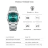 POEDAGAR Luxury Quartz Man Wristwatch Sport Men Watches Waterproof Luminous Date Week Stainless Steel Men's Watch Male Reloj - Image 6