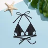 Pregnancy Swimwear 2024 Women Swimsuit Triangle Cup Swimsuit Large Chest Gathered Backless Swimsuit Straps Sexy Fringe Bikini - Image 2