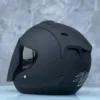 Ram4 Matte Black Half Helmet Men and Women Motorcycle Off-Road Summer Helmet Downhill Racing Mountain Cross Casco Capacete - Image 2