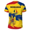 Romania Flag Graphic T Shirt for Men Football Jersey Wholesale Soccer Shirts Club Team T-shirt Rumania Coat Of Arms Men Clothing - Image 2