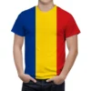 Romania Flag Graphic T Shirt for Men Football Jersey Wholesale Soccer Shirts Club Team T-shirt Rumania Coat Of Arms Men Clothing - Image 3